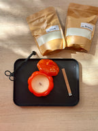 Craftoween: Ceramic Pumpkin Candles (10/31)