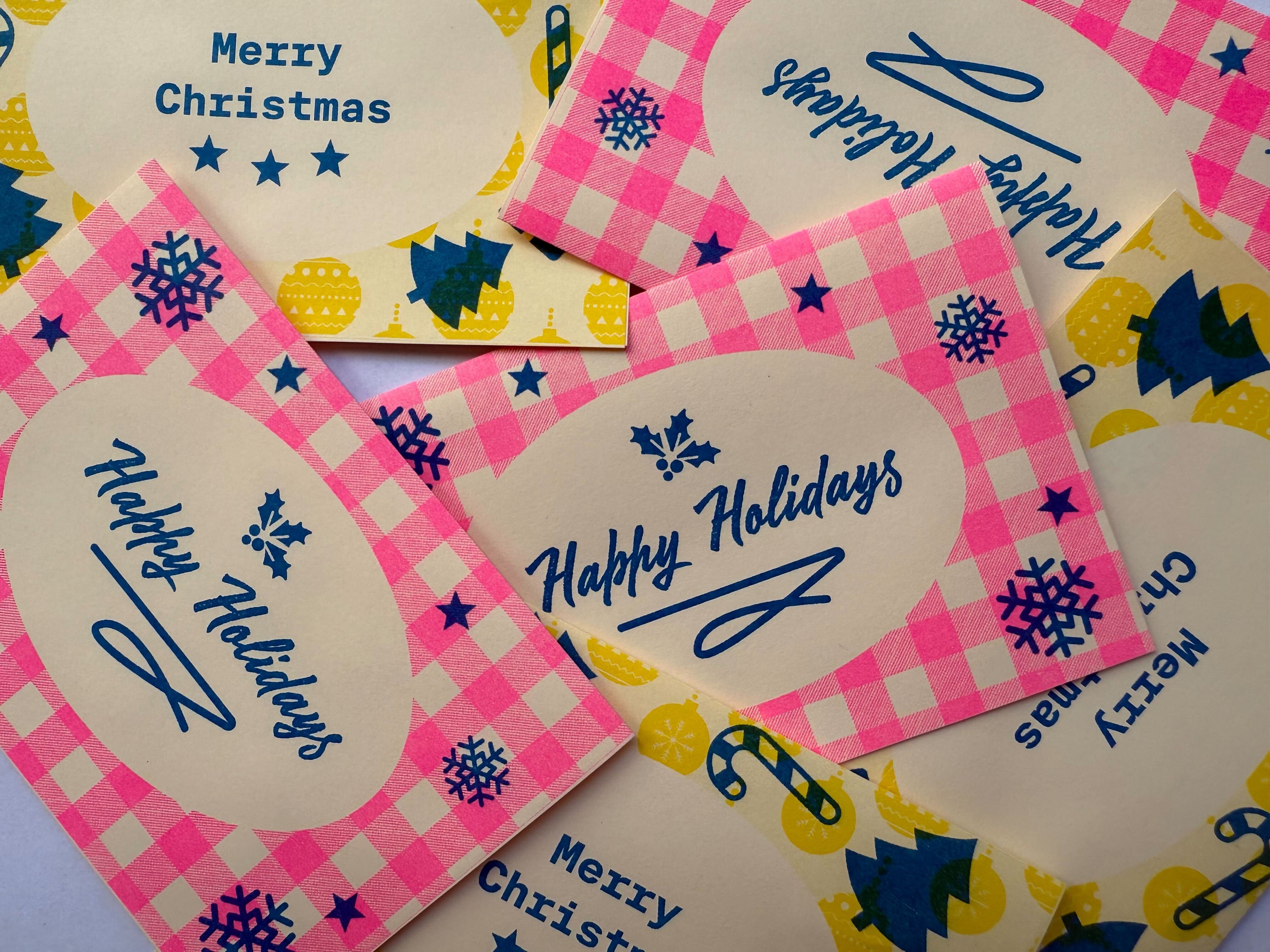 Design Your Own Riso Holiday Cards