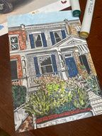 Watercolor House Portrait