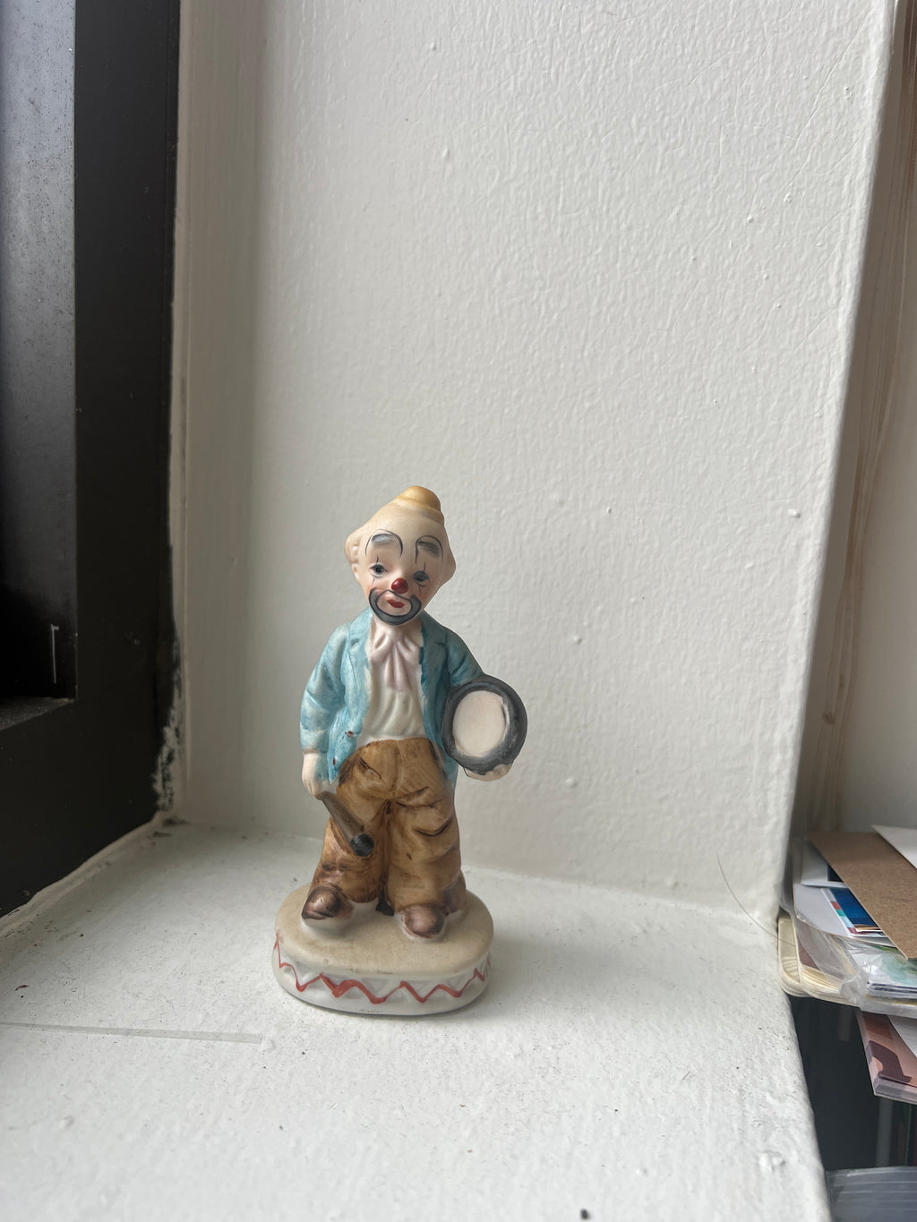Small Clown Figure with Drum