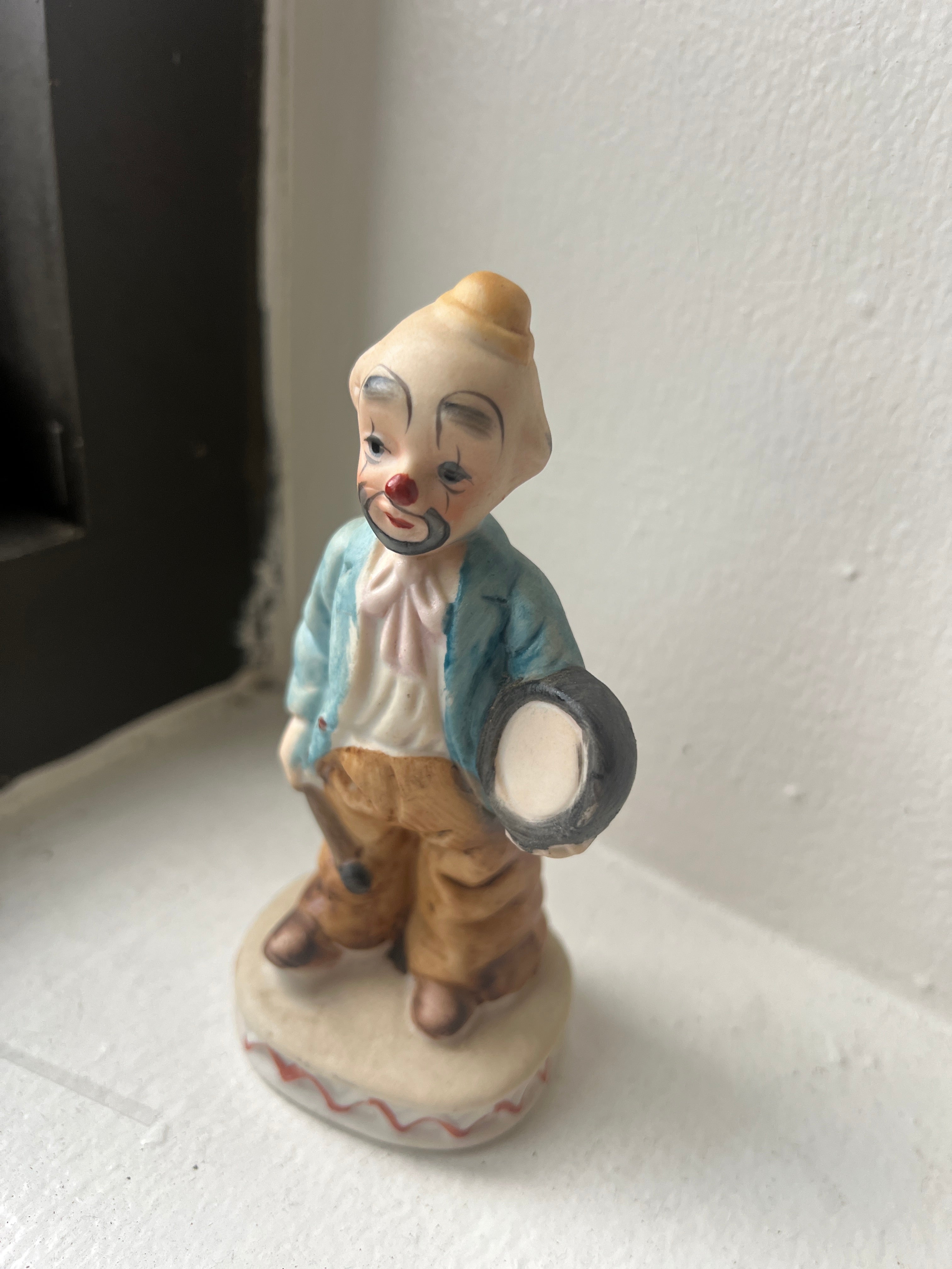 Small Clown Figure with Drum