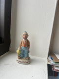 Small Clown Figure with Umbrella