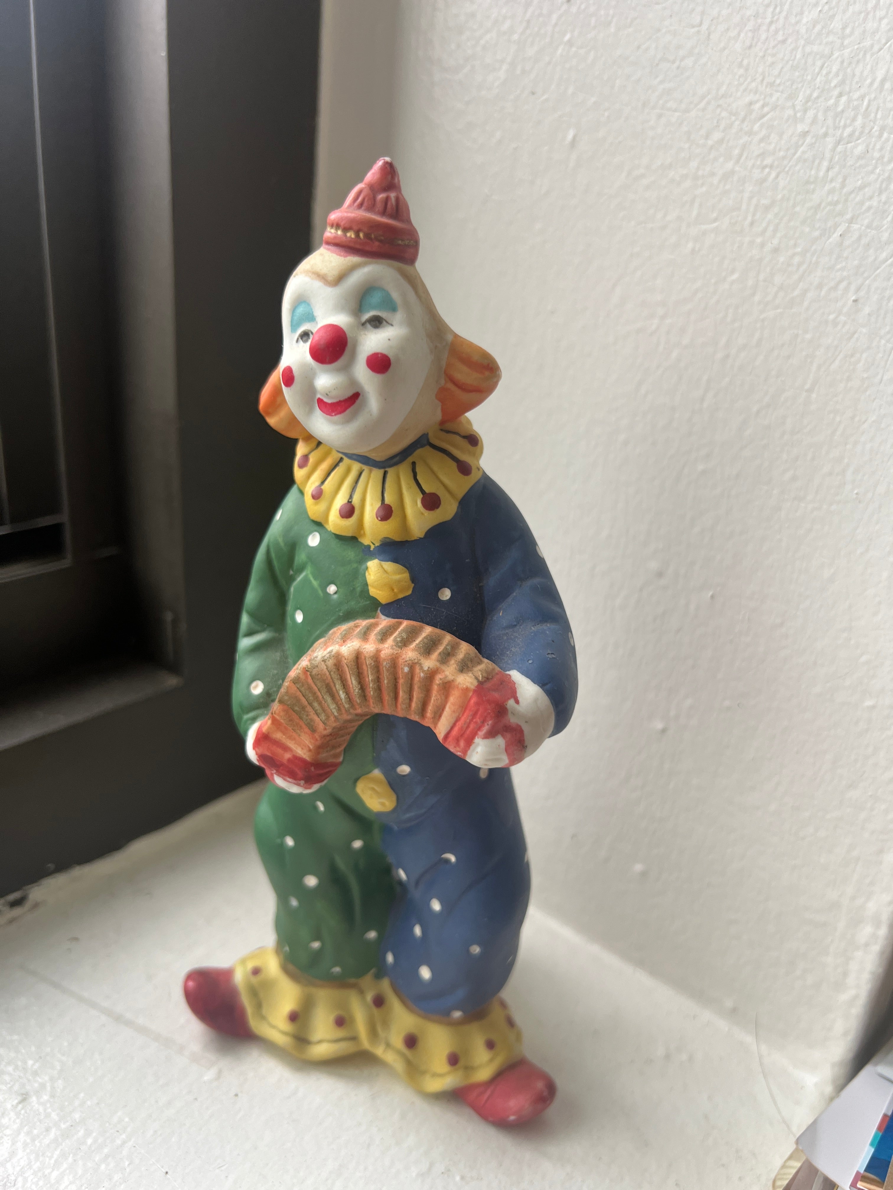 Circus Clown playing Music