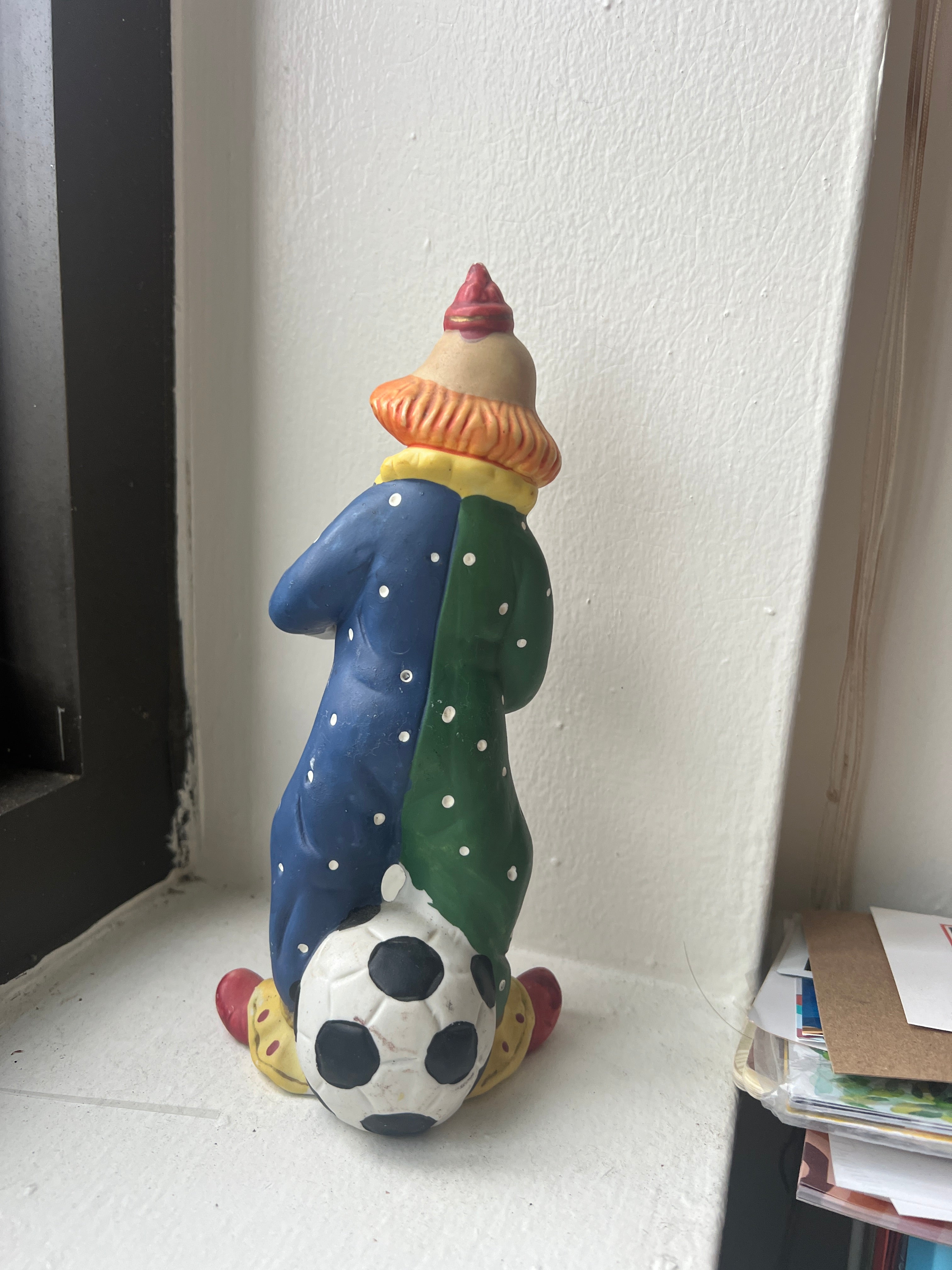 Circus Clown playing Music