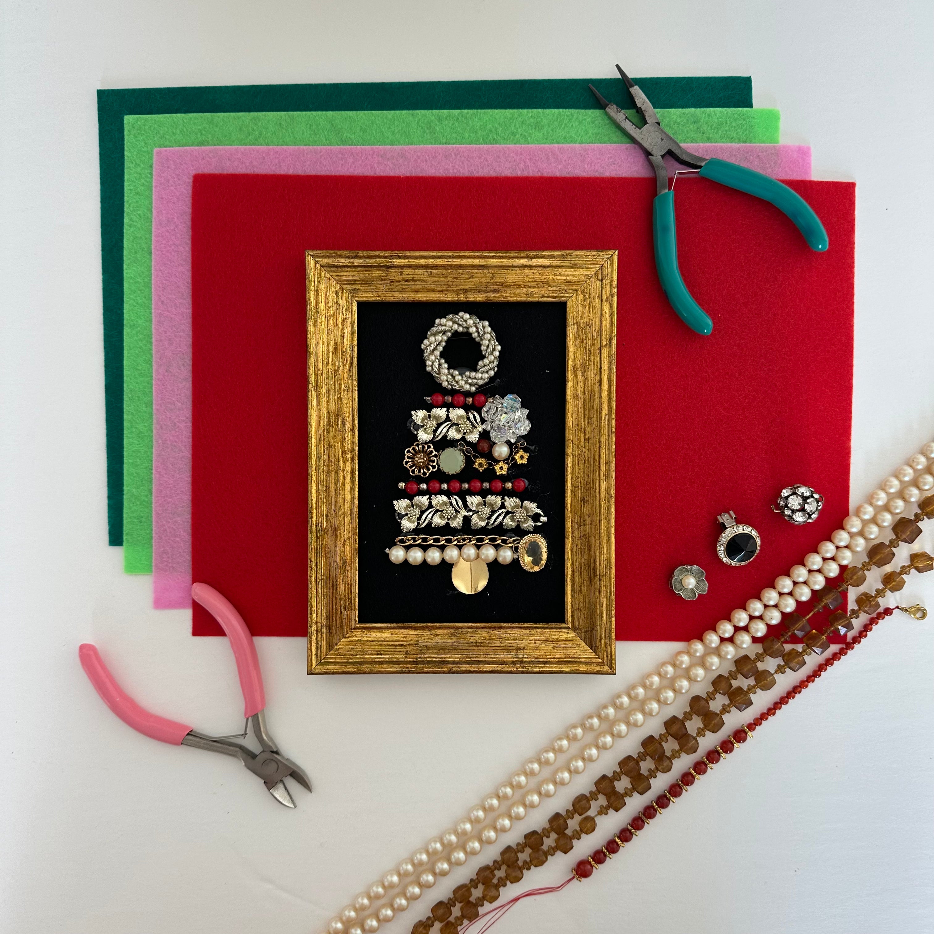Craftmas: Vintage Jewelry Tree