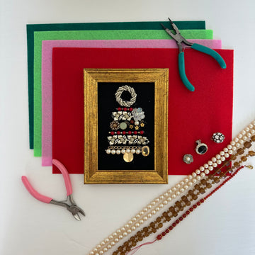 Craftmas: Vintage Jewelry Tree