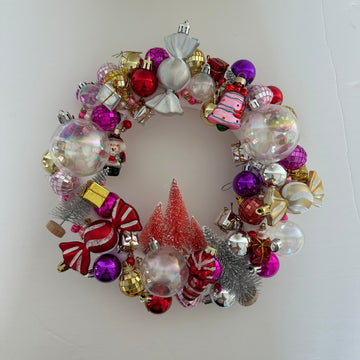 Craftmas: Whimsical Ornament Wreath
