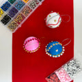Beaded Satin Ornaments