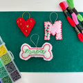 Craftmas: Embellished Felt Ornaments