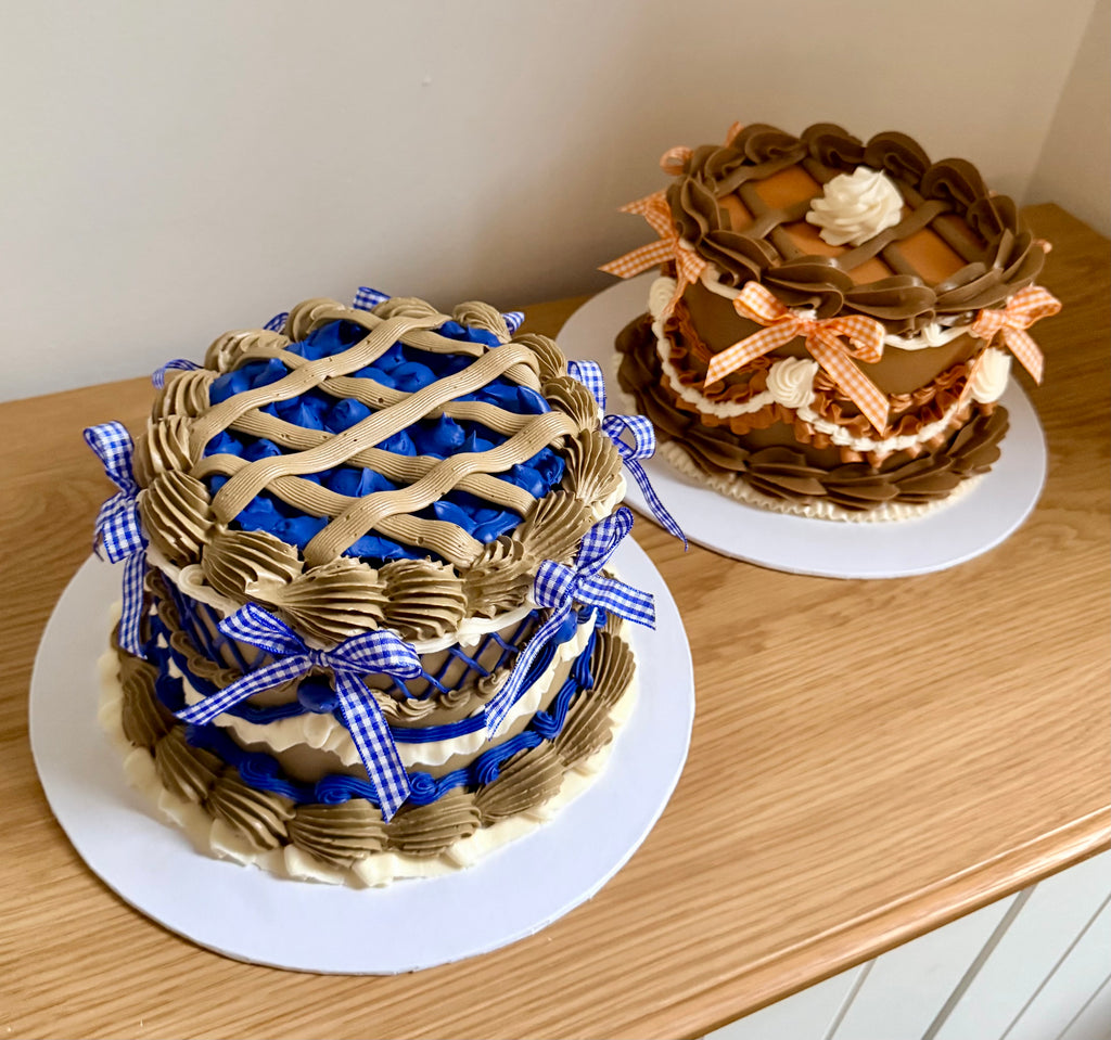 Vintage "Pie" Cake Decorating