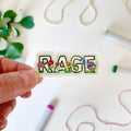 Hand-Illustrated Rage Sticker