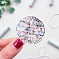 Hand-Illustrated Disco Ball Sticker
