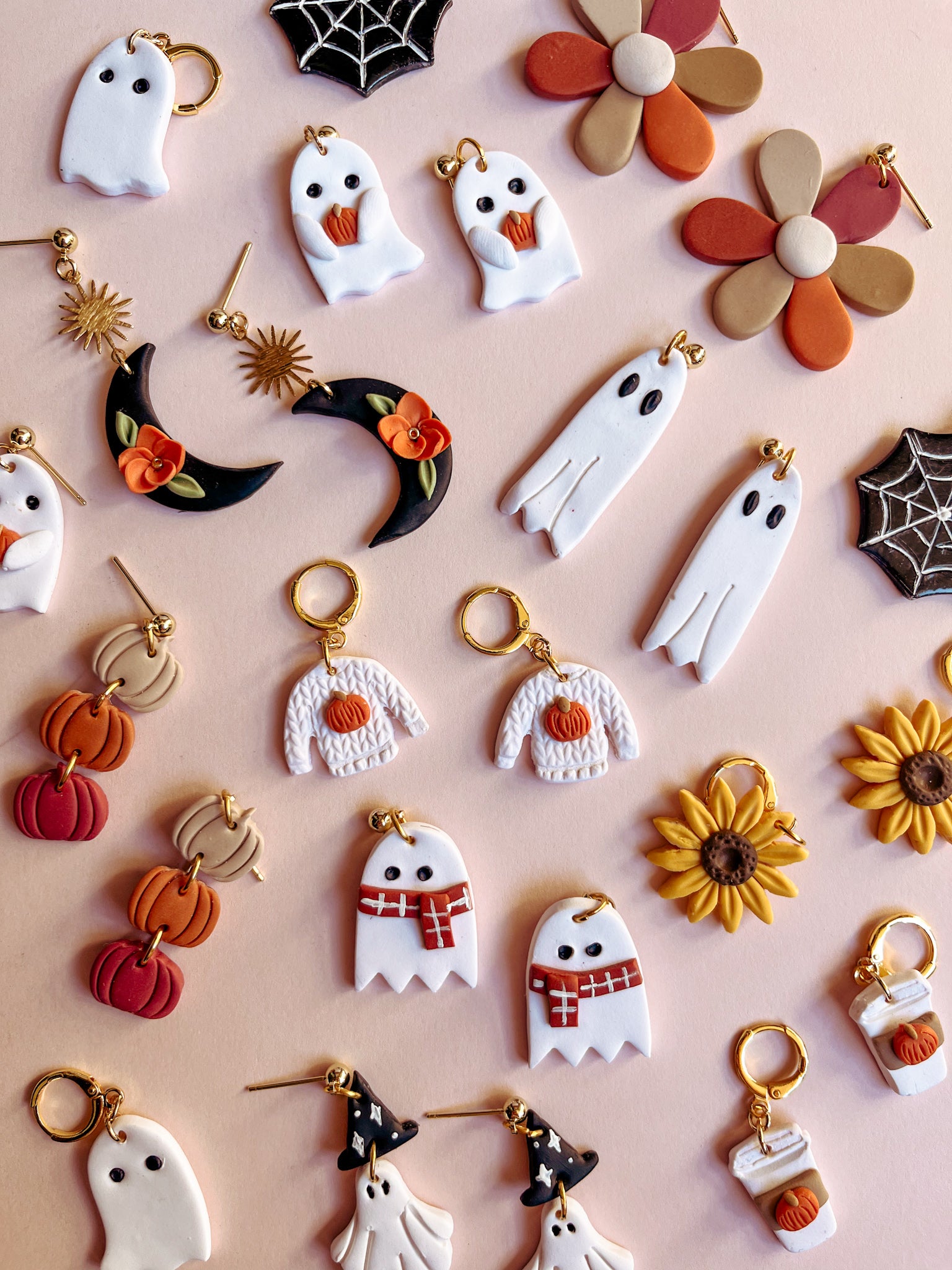 DIY Fall Polymer Clay Earrings