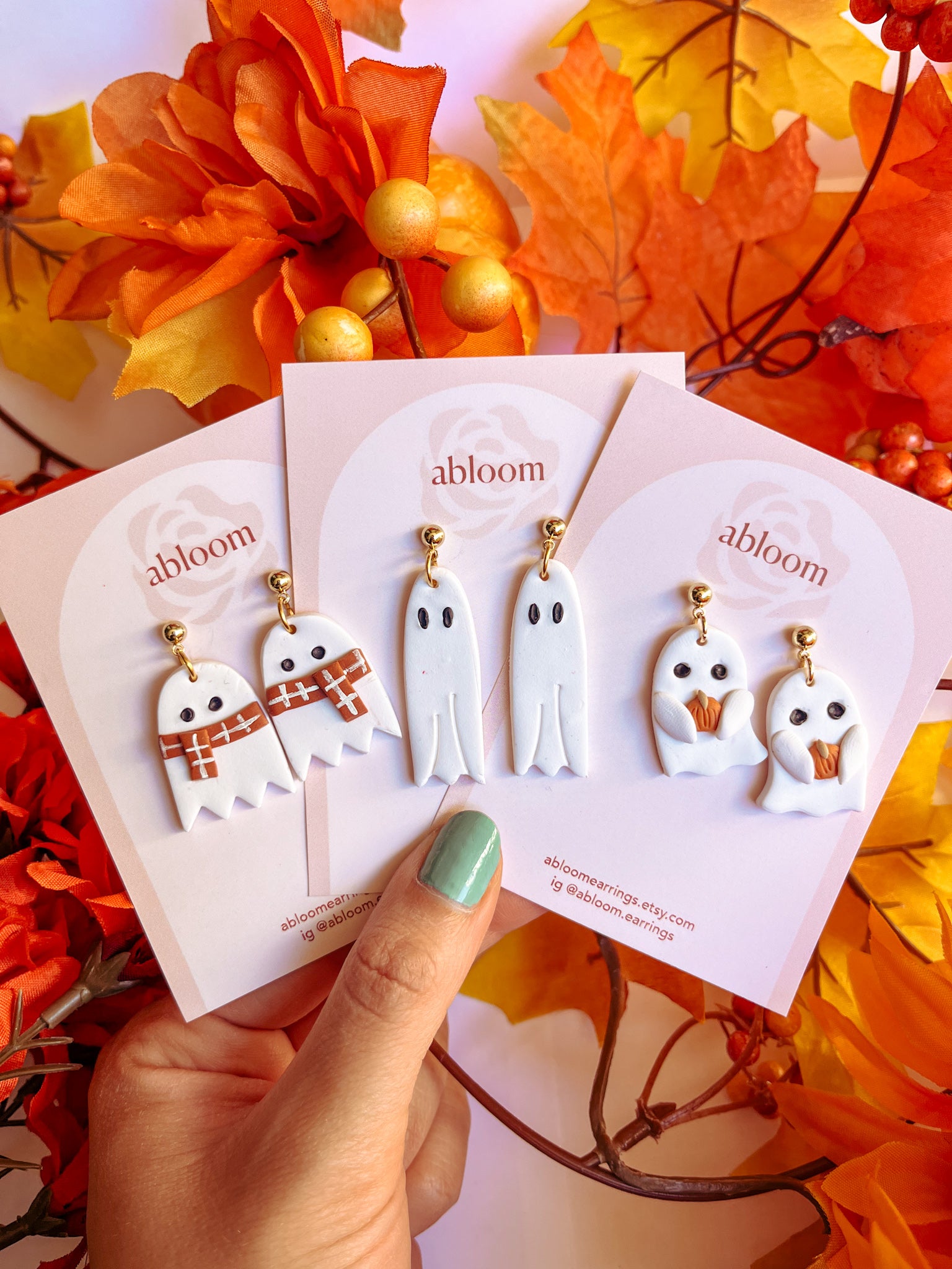 DIY Fall Polymer Clay Earrings