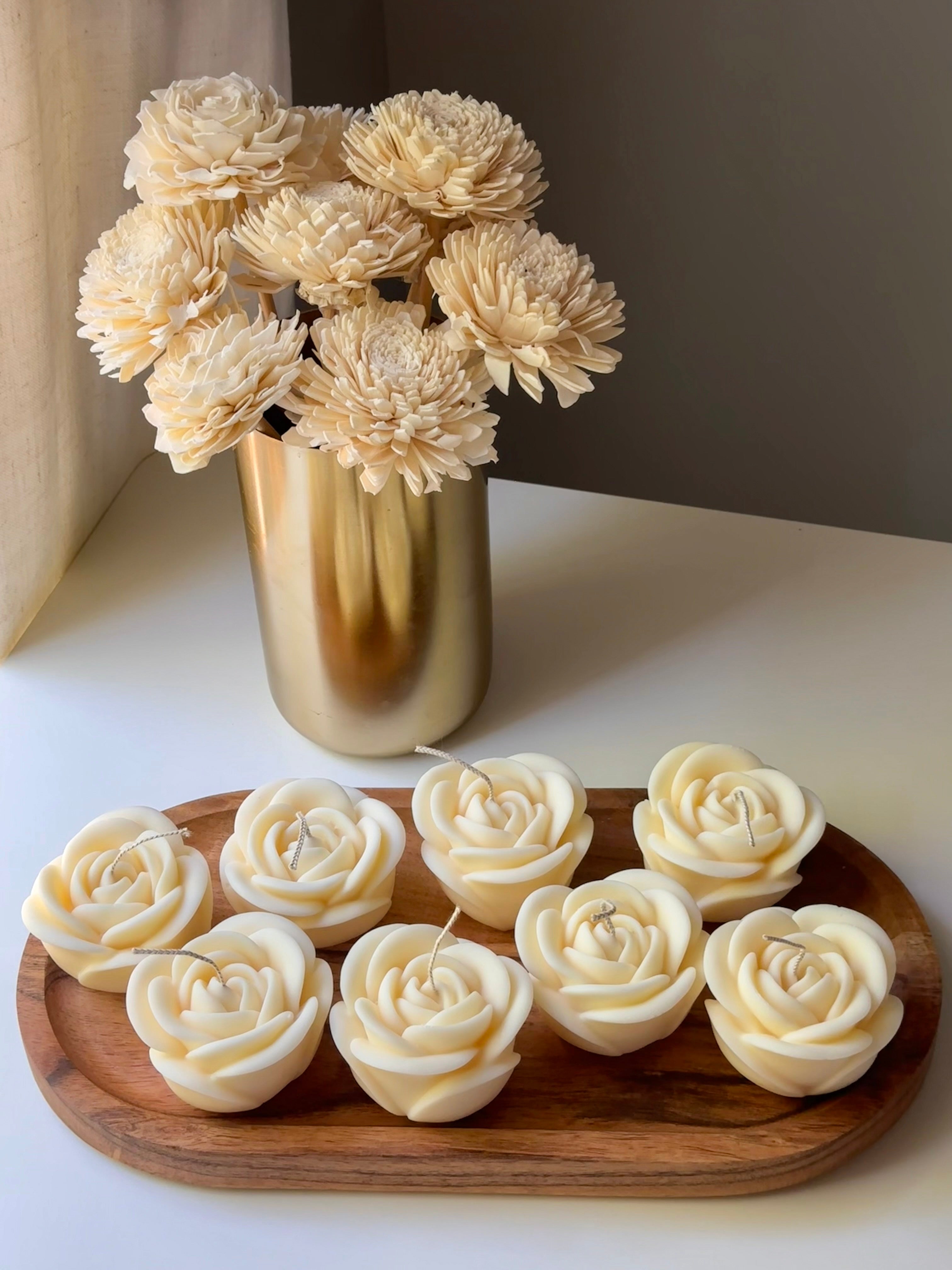 Rose Candle -Small
