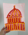 Watercolor Capitol Dome