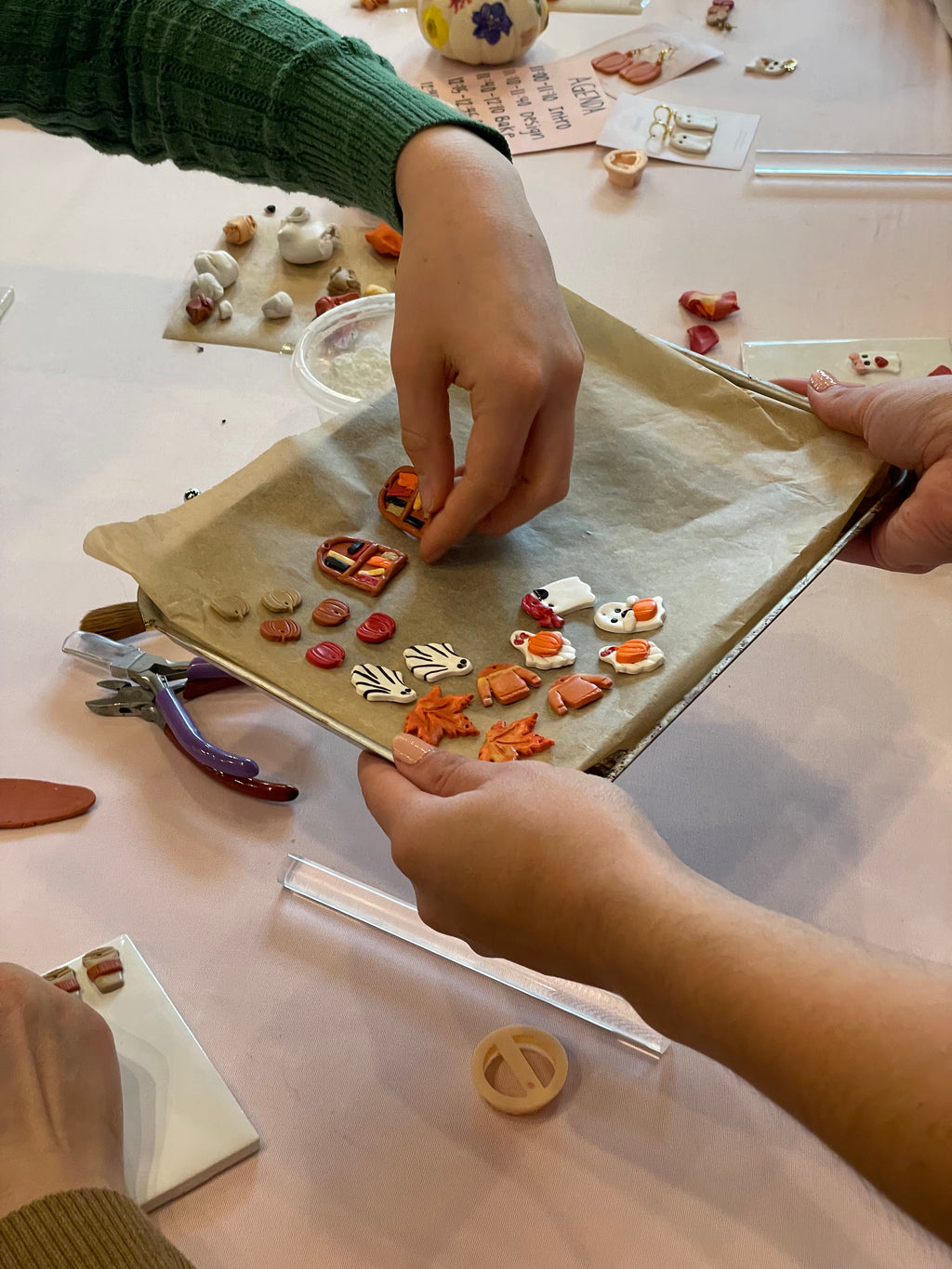 DIY Fall Polymer Clay Earrings