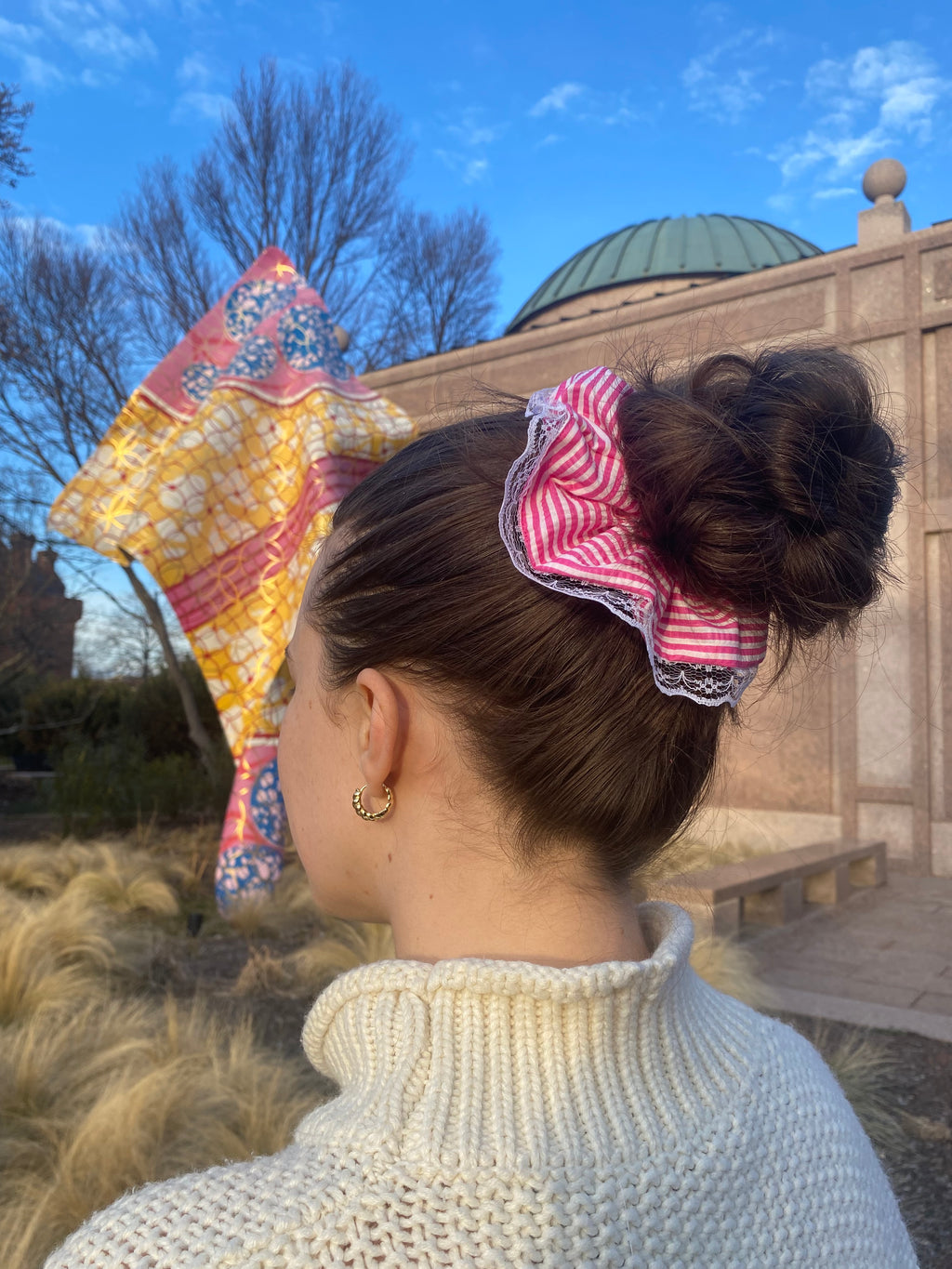 XL Lace Scrunchie