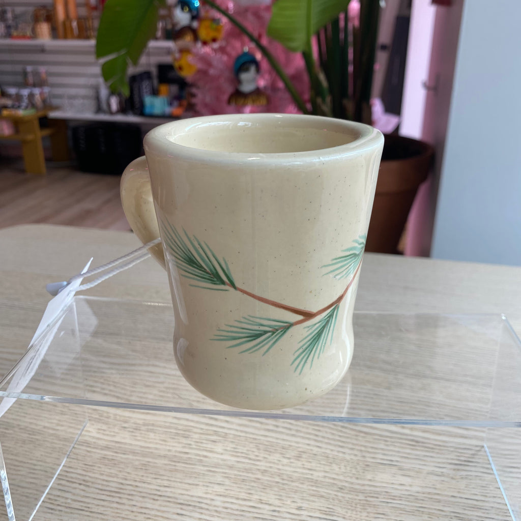 Novelty Holiday Glassware - Frosted Mistletoe Scented Soy Organic Candle