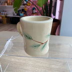 Novelty Holiday Glassware - Frosted Mistletoe Scented Soy Organic Candle