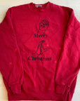 Merry Xmas ASL, Red, Size M