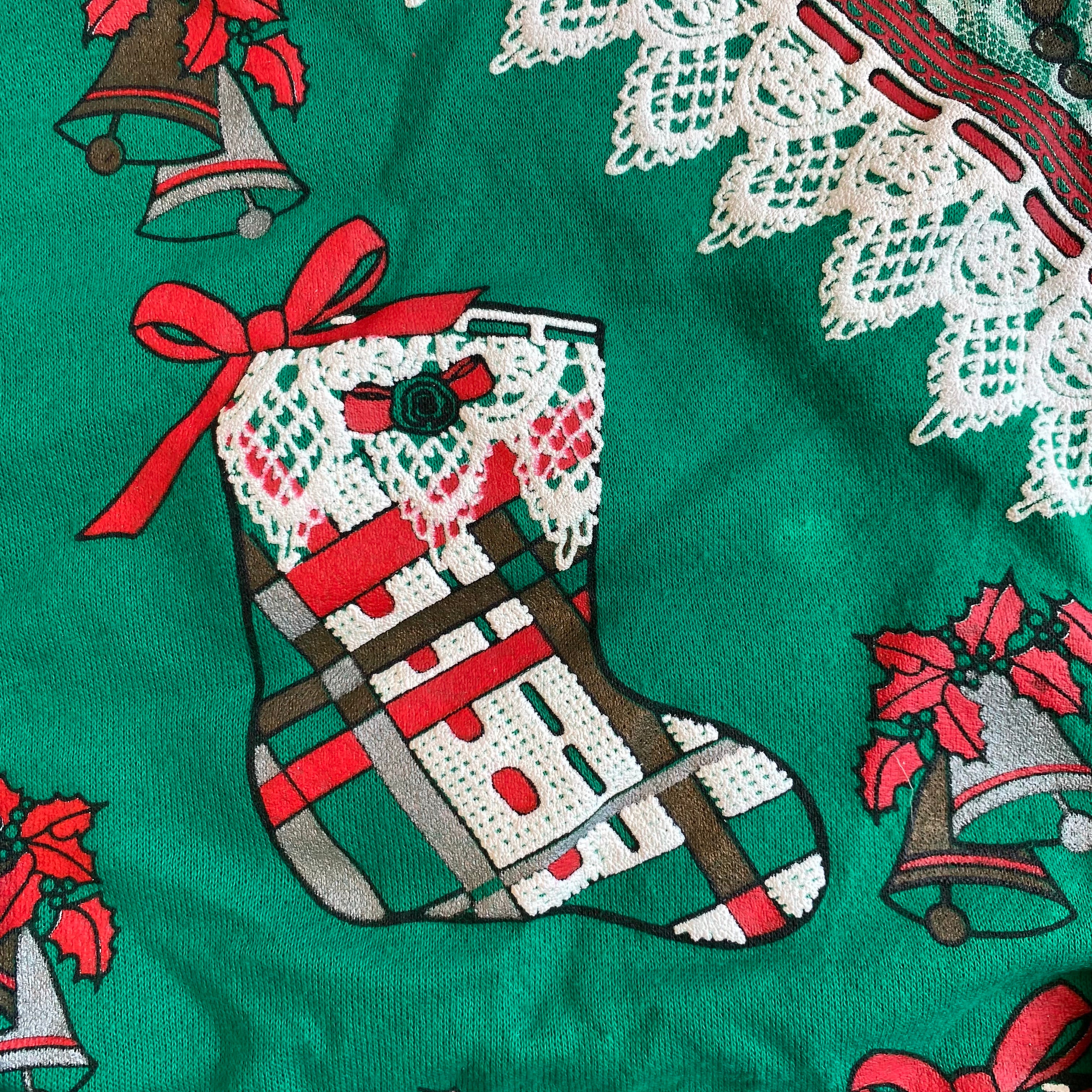 Holiday Lace, Green, One Size