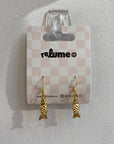 Golden Fish Earrings