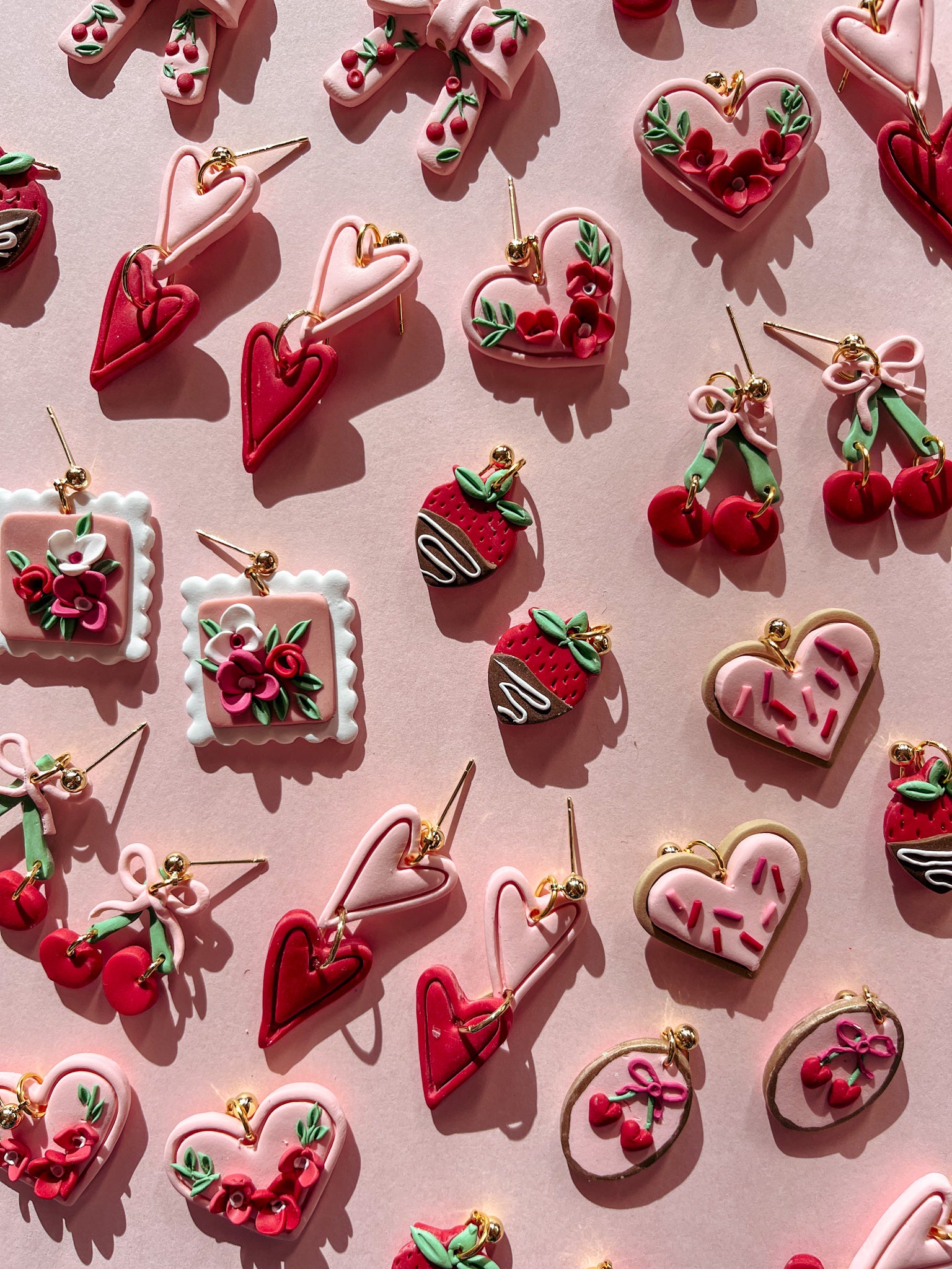 Valentine's Polymer Clay Earrings