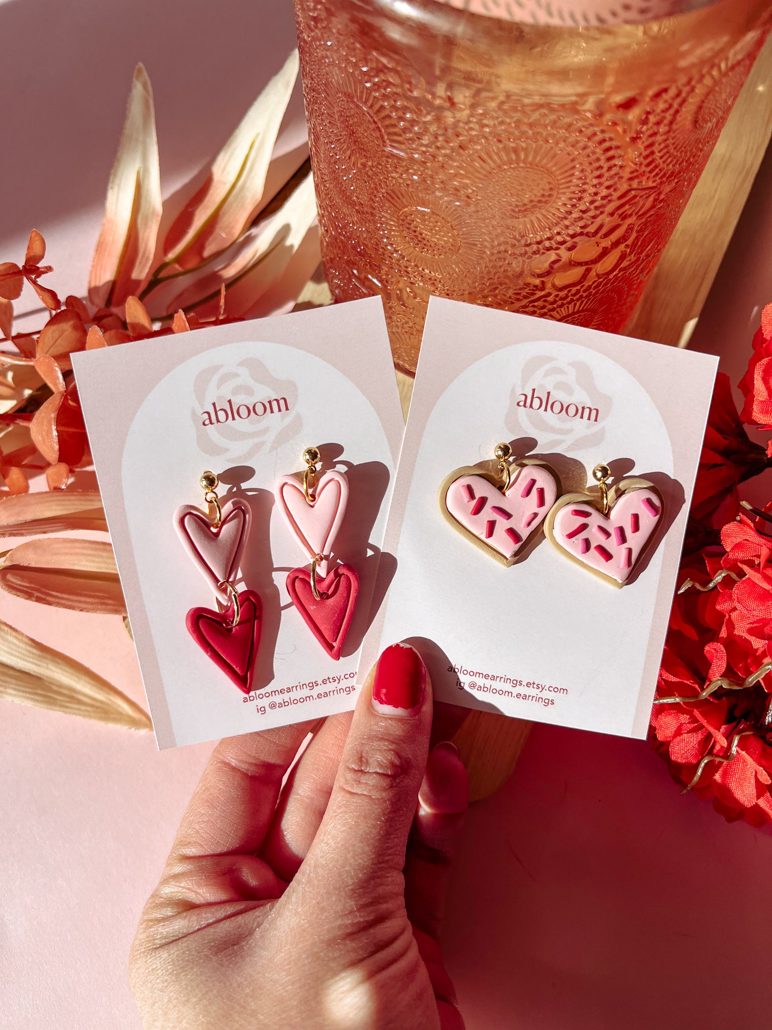 Valentine's Polymer Clay Earrings