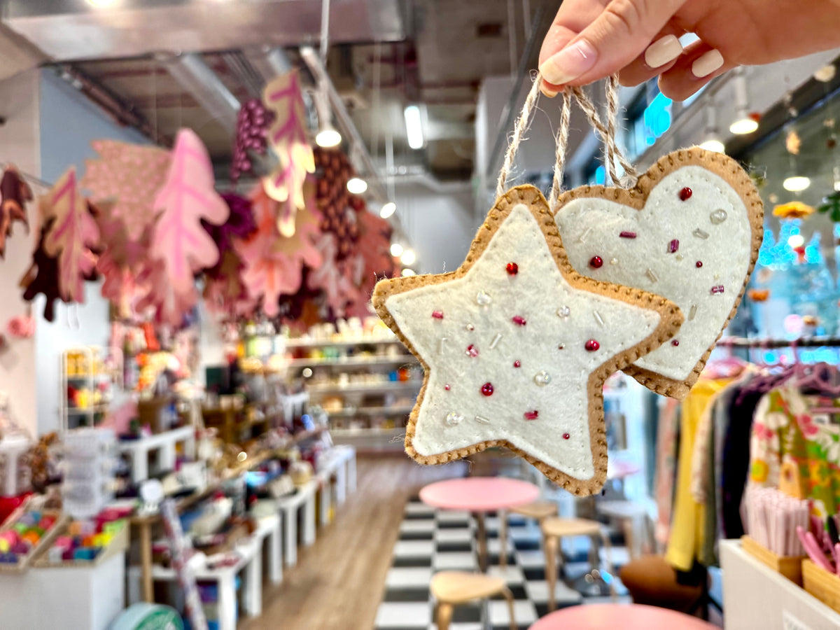 Embellished Felt Ornaments