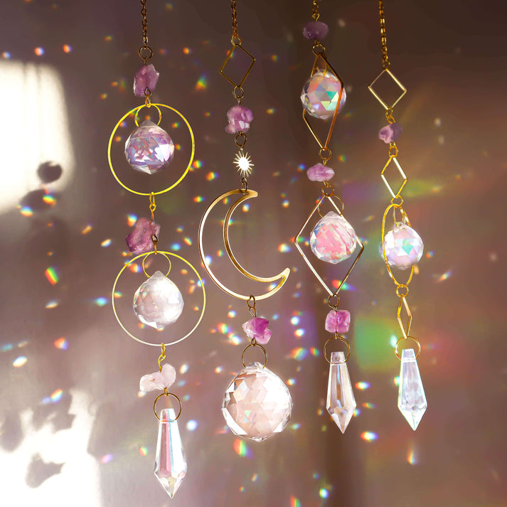 Amethyst Crystal Suncatcher
