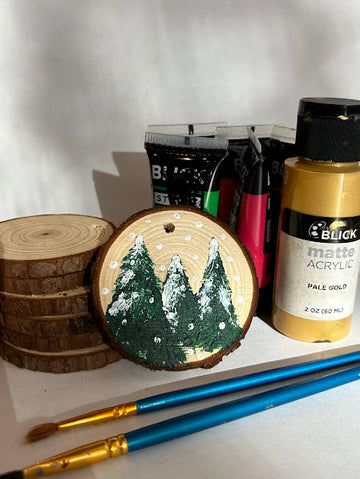 Wood Slice Ornaments