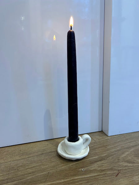 Air Dry Clay Tapered Candle Holder