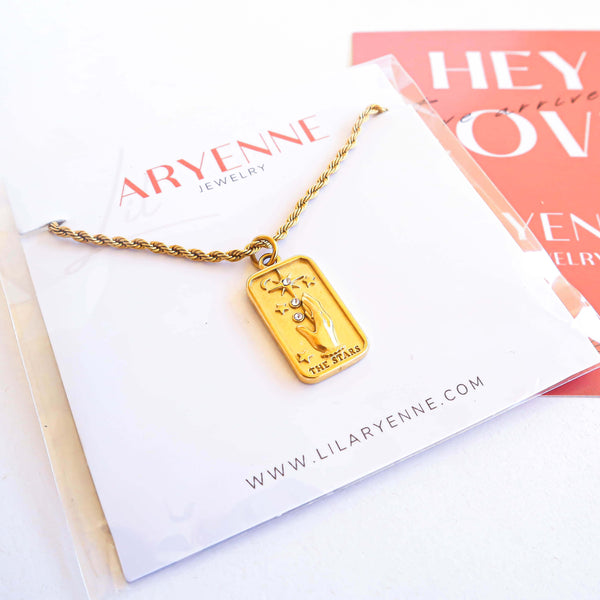 The Stars' Tarot Card Necklace