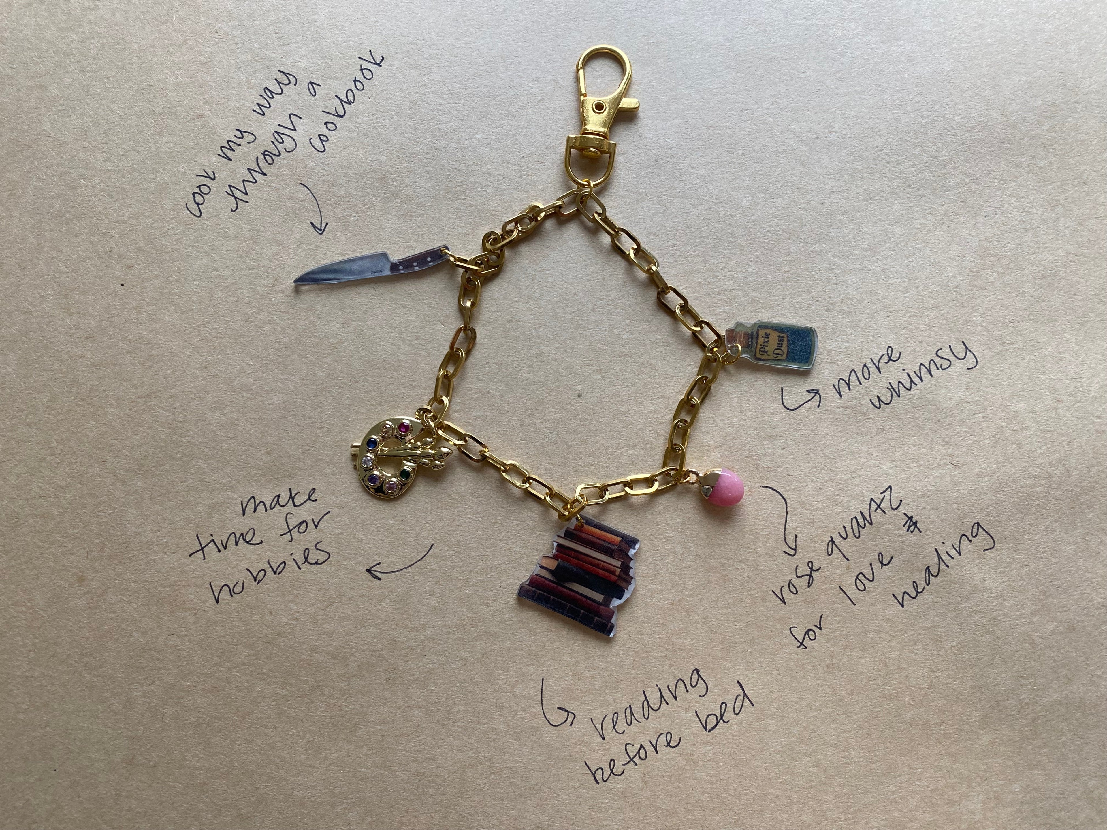 Vision Board Bag Charms