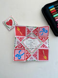 Victorian Valentine Puzzle Purse