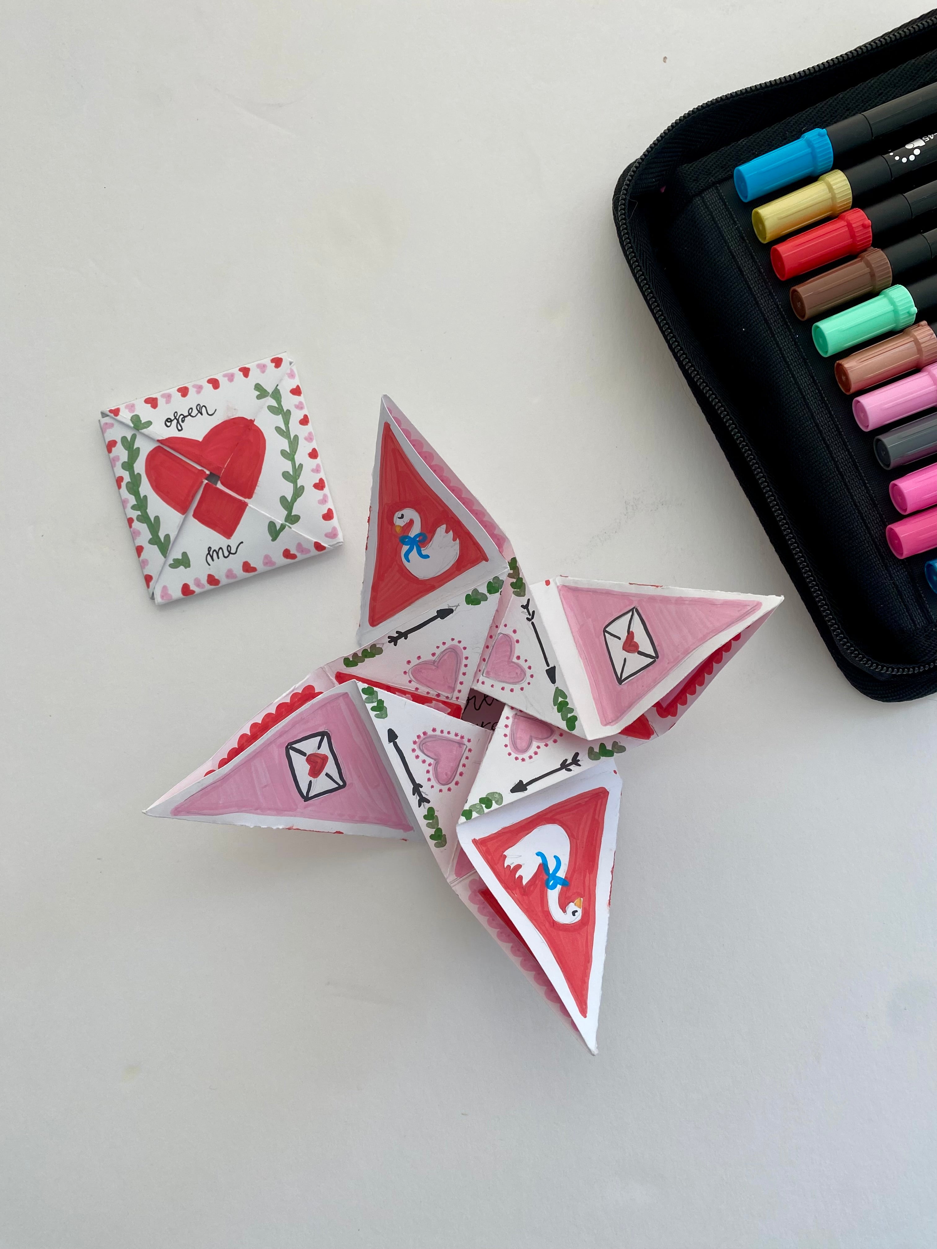 Victorian Valentine Puzzle Purse