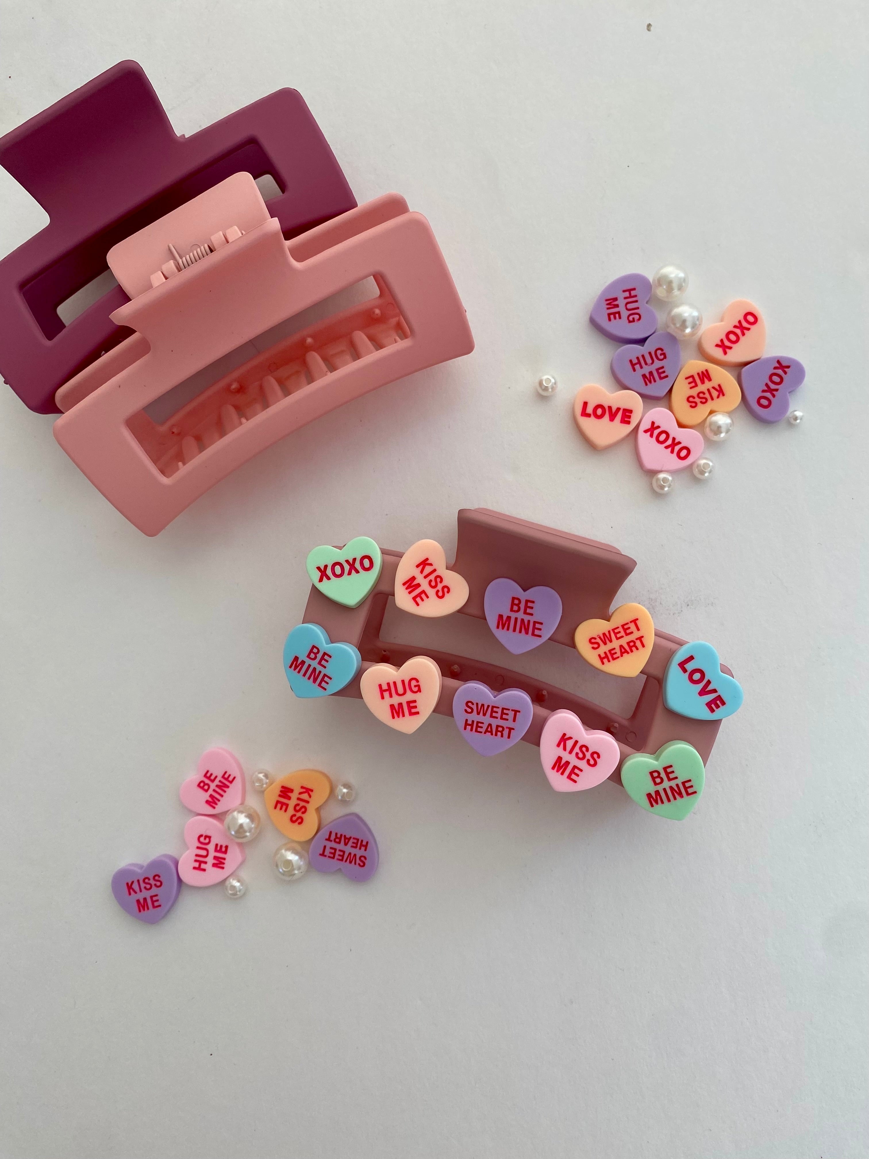 Valentine's Day Charm Claw Clip