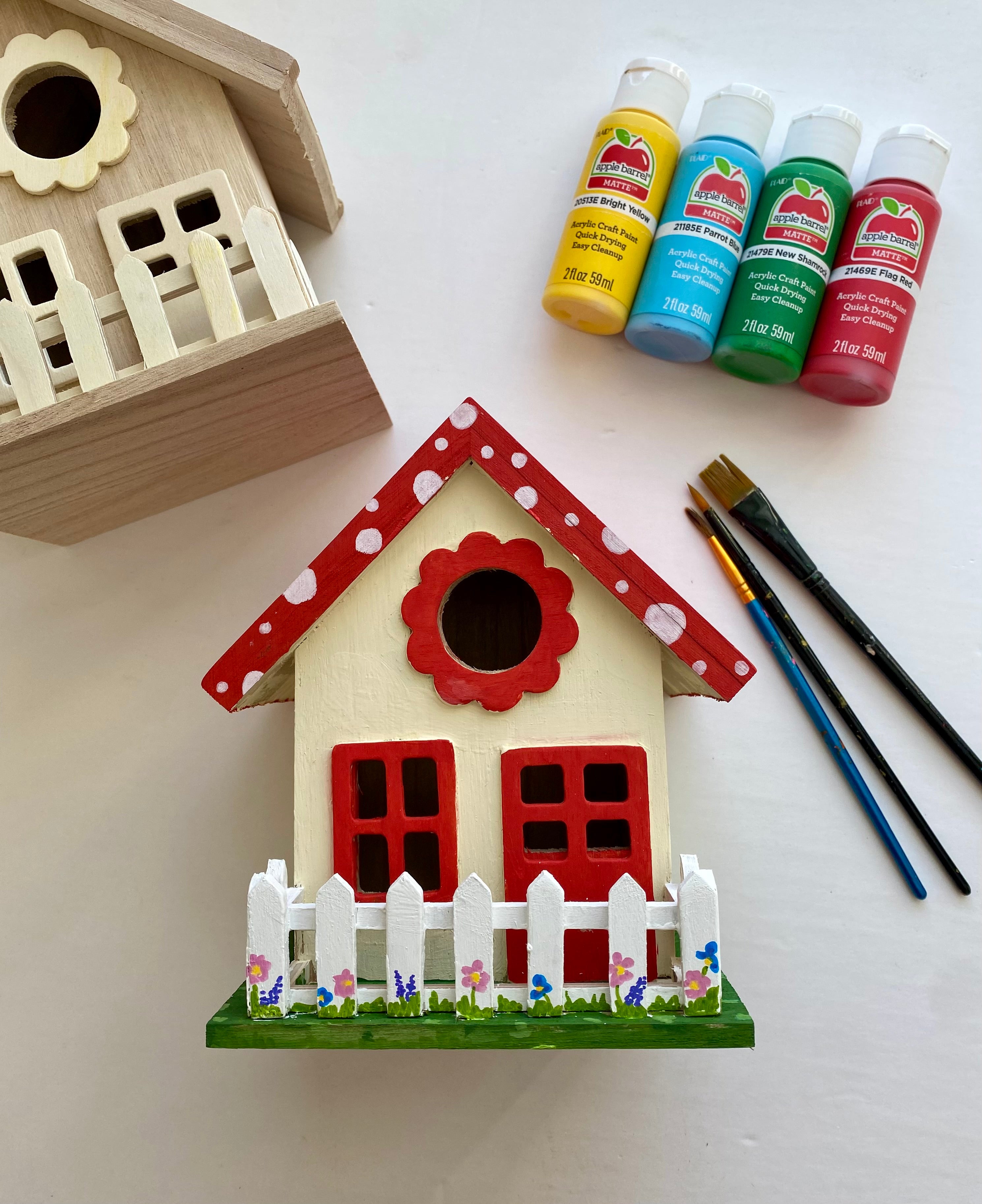 Painted Bird Houses