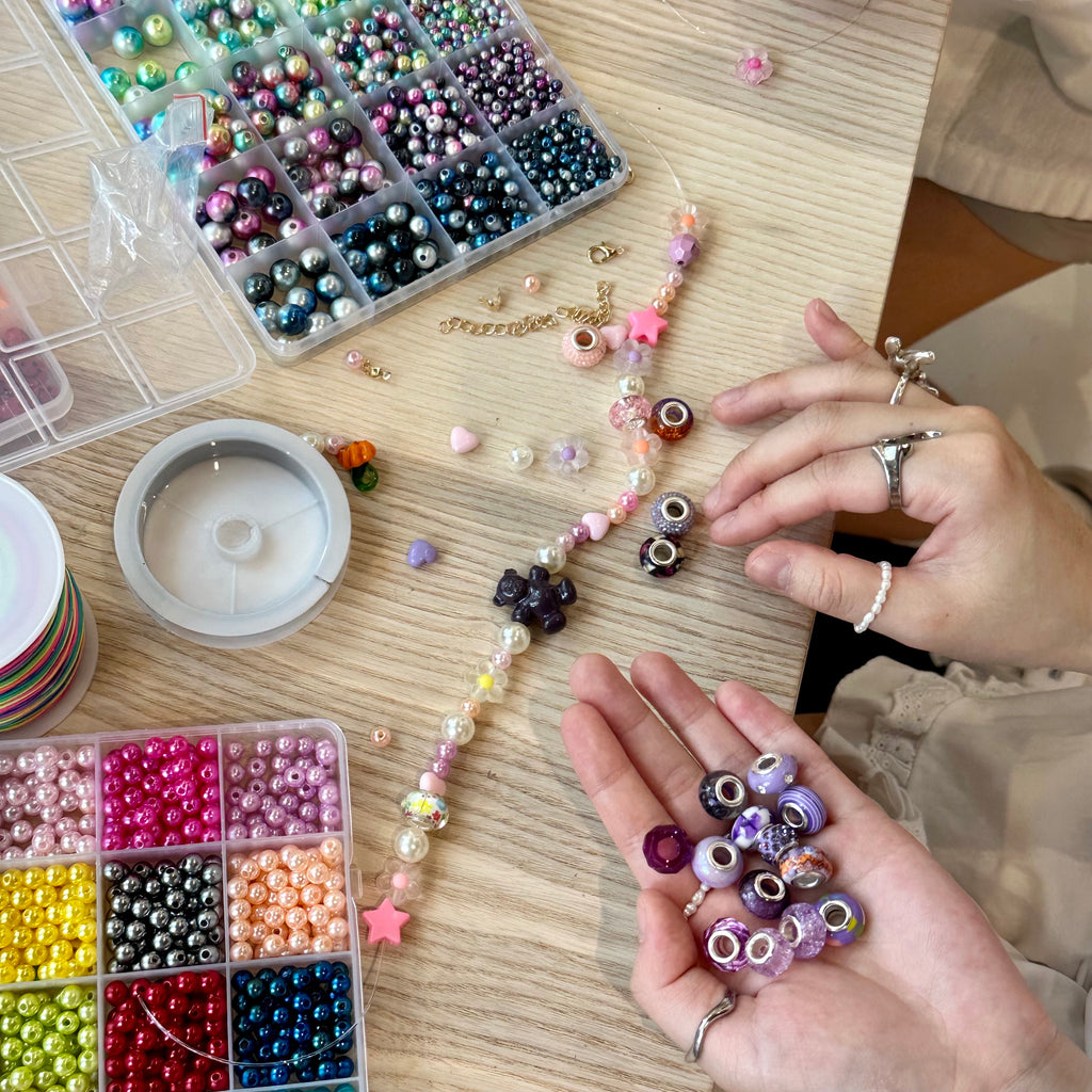 Kids' Menu: Beads and Watercolor