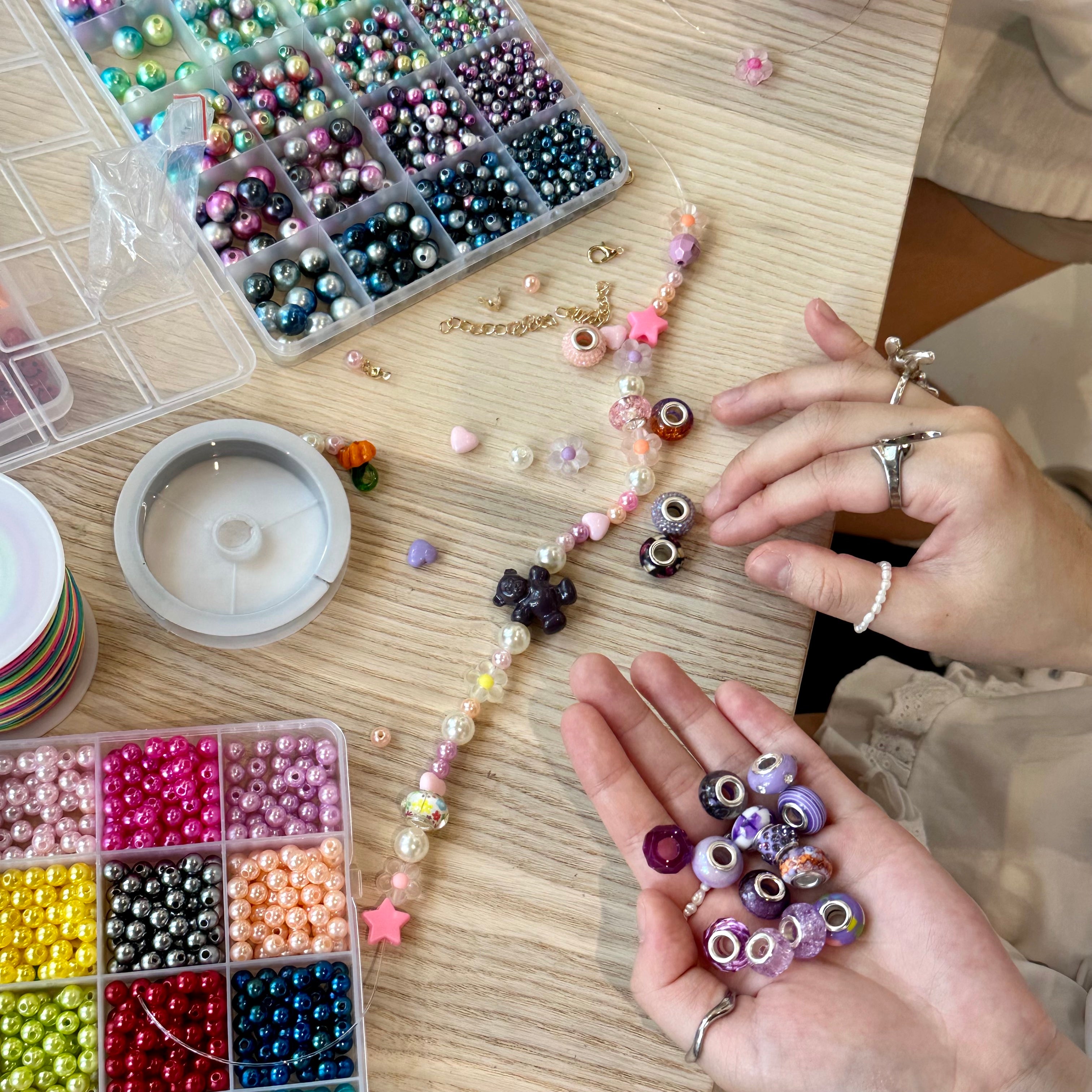 Kids' Menu: Beads and Watercolor