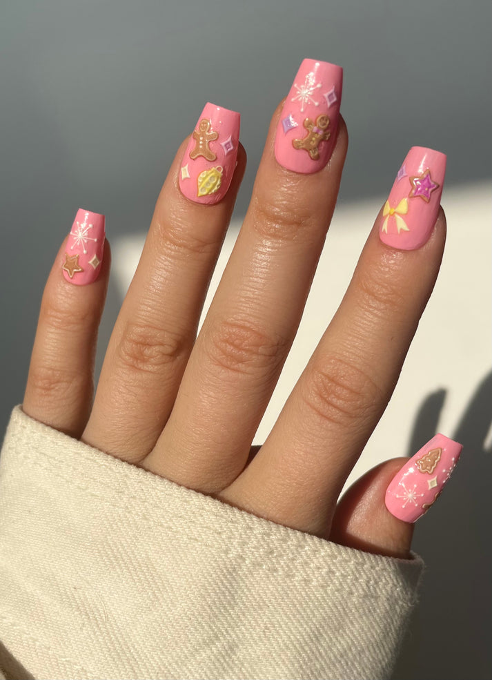 Gingerbread Nail Stickers