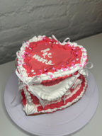 Heart Shaped Fake Cakes
