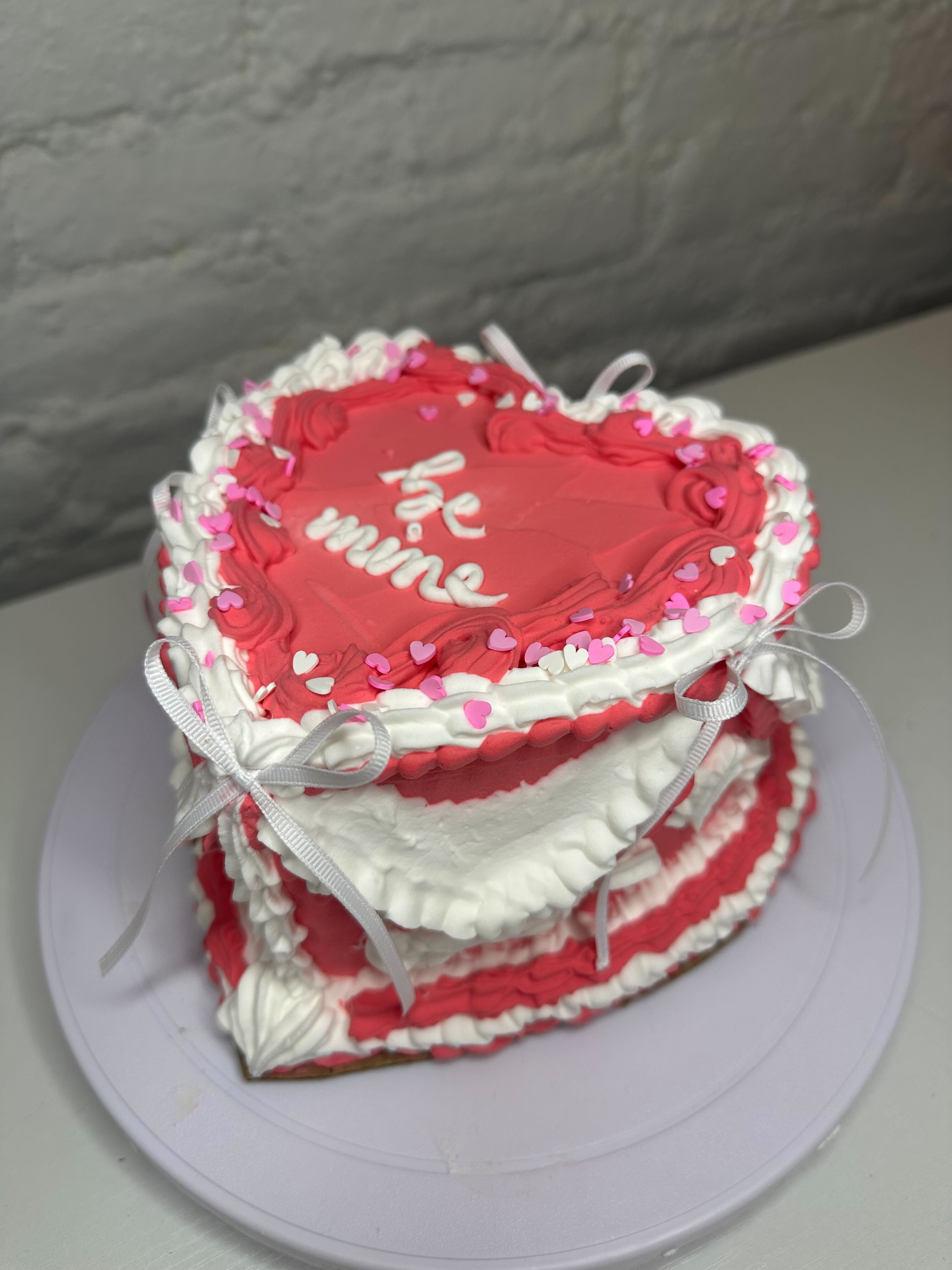 Heart Shaped Fake Cakes