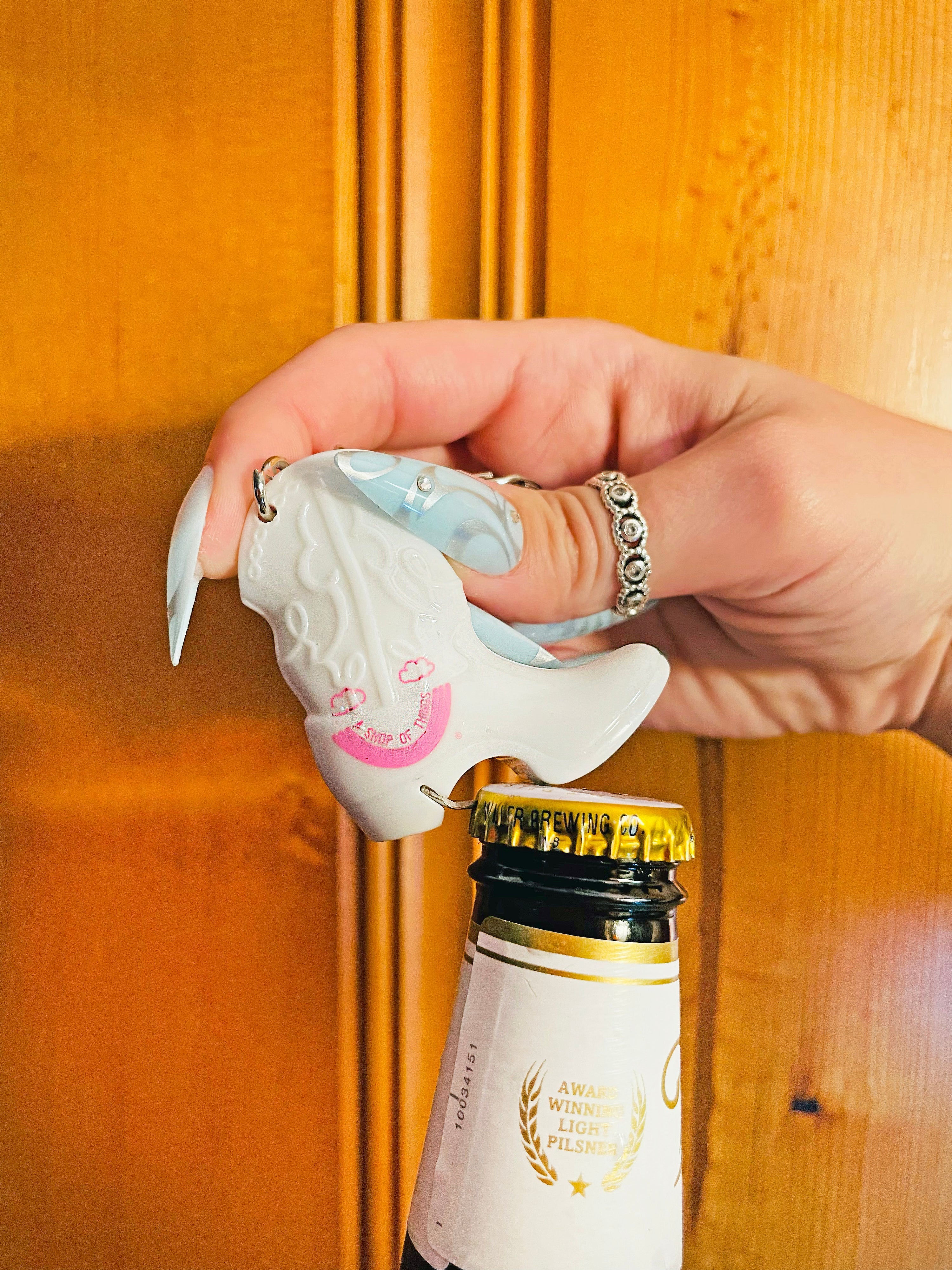 Boot Bottle Opener Keychain