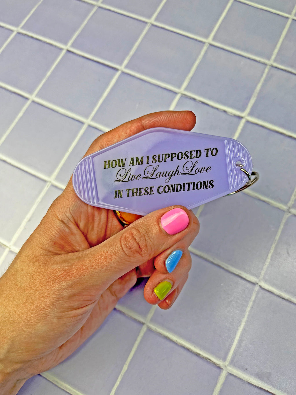 These Conditions Key Chain