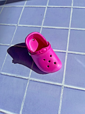 Croc Croc Charm- Pink