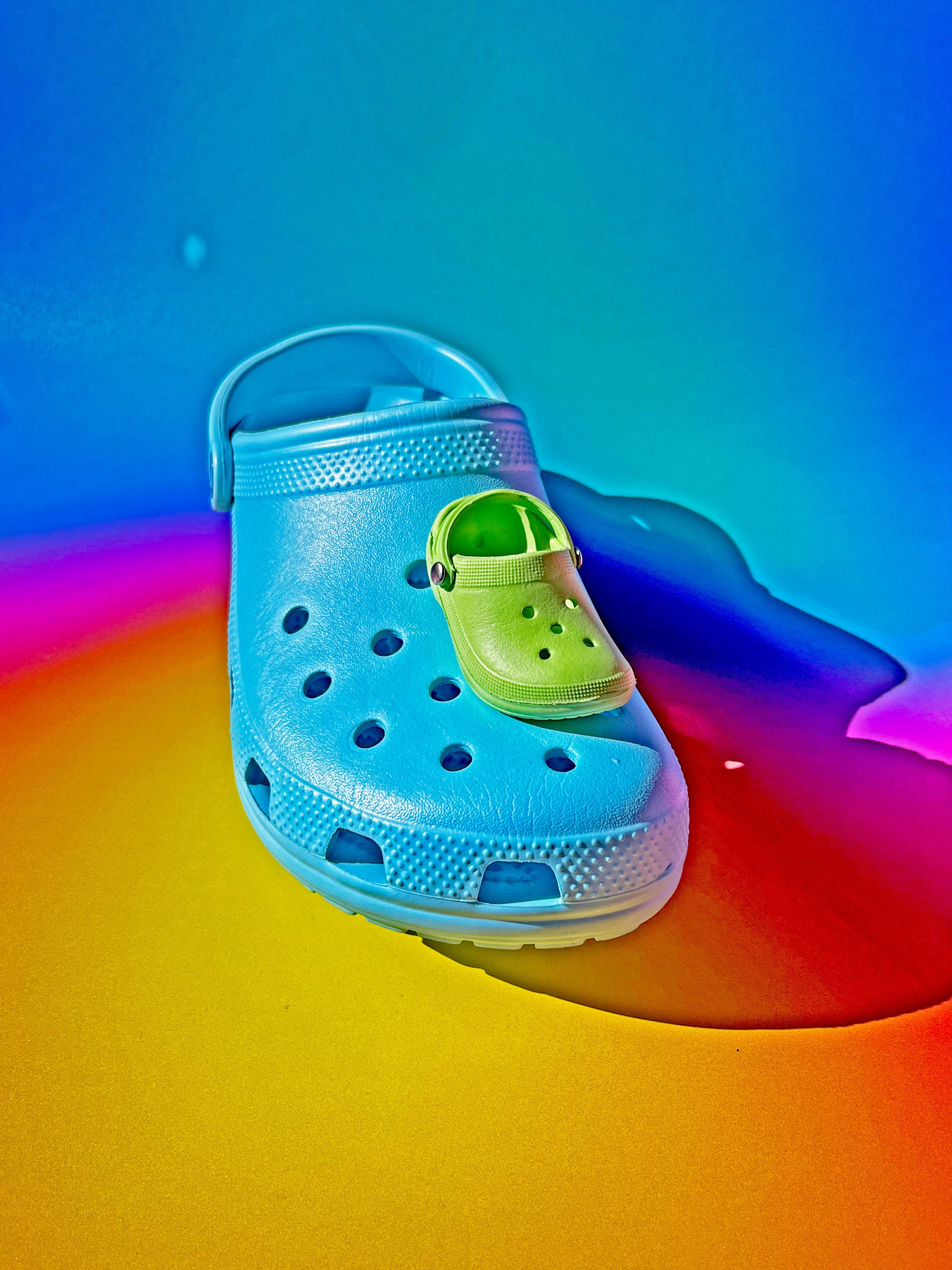 Croc Croc Charm- Green