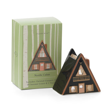 Nordic Cabin Incense Cone & Tea Light Holder