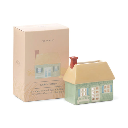 The English Cottage Incense and Tea Light Holder